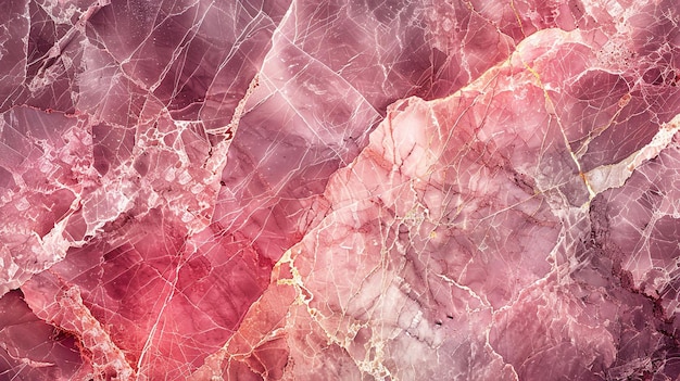 Photo closeup of pink and gold marble texture