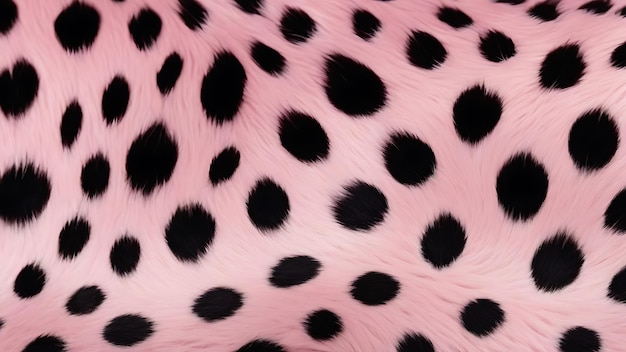 CloseUp Pink Leopard Fur Print Background Fashionable Animal Skin Backdrop for Trendy Textile