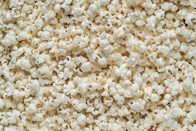 Closeup of popcorn texture on background