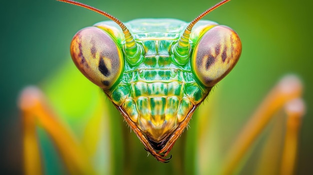 Closeup of a Praying Mantis