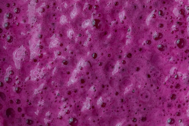 Photo closeup of purple beets juice texture