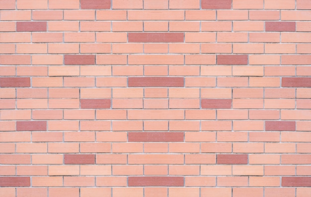 Closeup red brick wall texture background