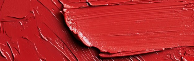 Photo closeup of red paint smudge banner