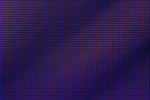 Closeup RGB LED diode from LED TV or LED monitor computer screen display panel.