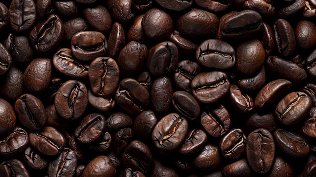 A CloseUp of Roasted Coffee Beans