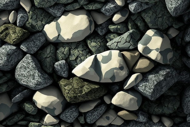 A closeup of rocks with the words rocks on the bottom