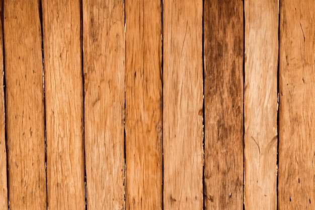 Closeup of rustic wood planks with natural grain and texture