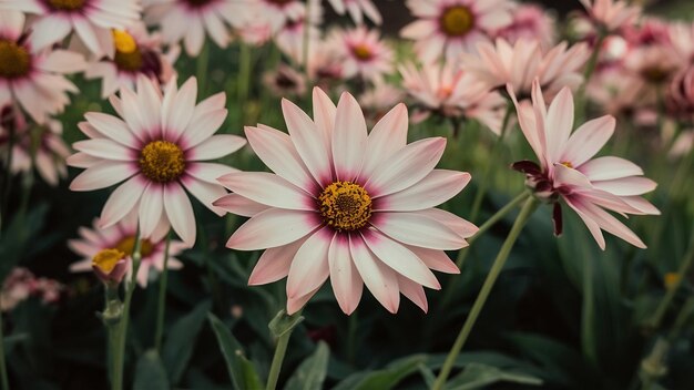 Closeup shot of glory of the snow flowers in a garden