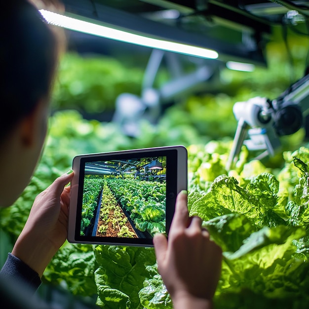 A CloseUp Shot of Hands Taking Pictures with an iPad