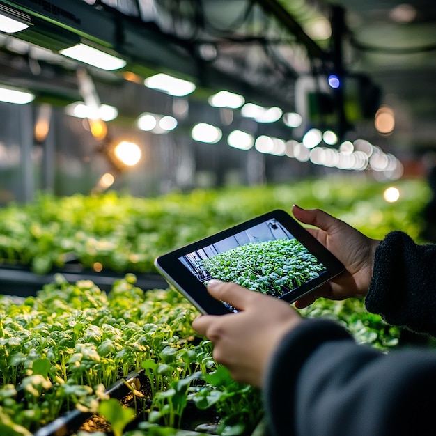 A CloseUp Shot of Hands Taking Pictures with an iPad