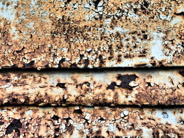 A closeup shot of a rusty metal surface Corosion