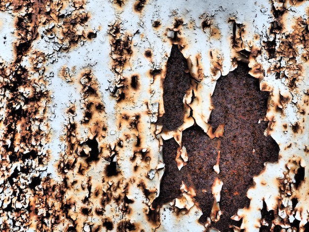 A closeup shot of a rusty metal surface Corosion