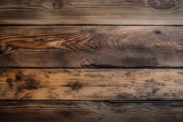 Closeup shot of vintage wooden panel rich in rustic character