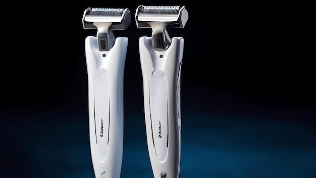 Photo closeup of sleekshave razors