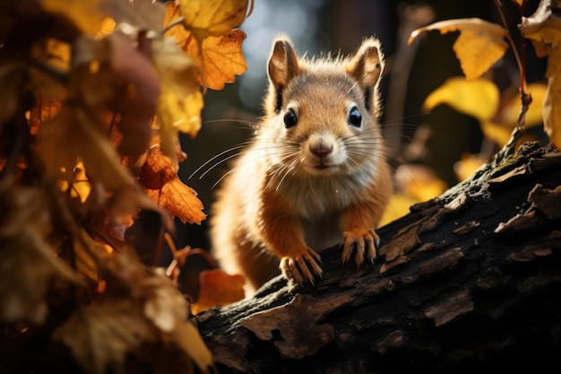 Closeup of a Squirrel AI Generated