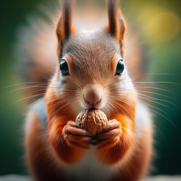 Closeup of squirrel