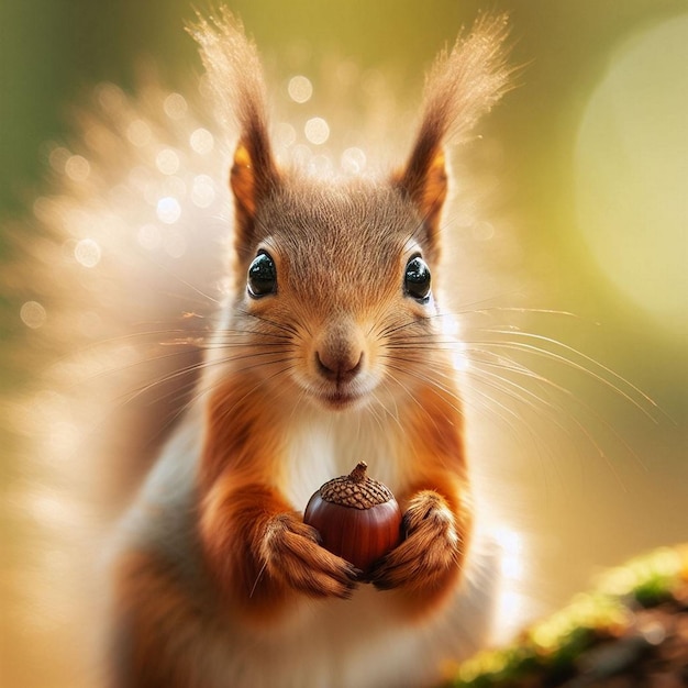 Closeup of squirrel