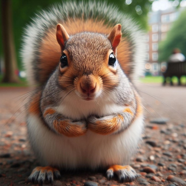 Closeup of squirrel