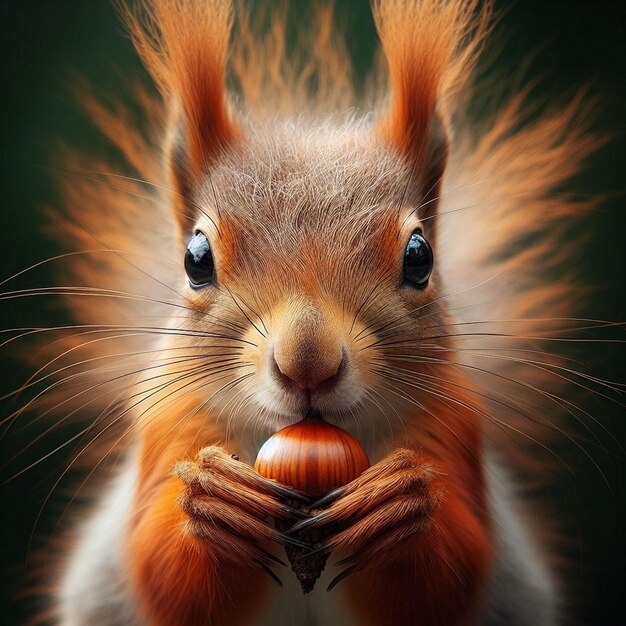 Closeup of squirrel