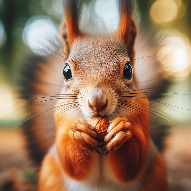 Closeup of squirrel