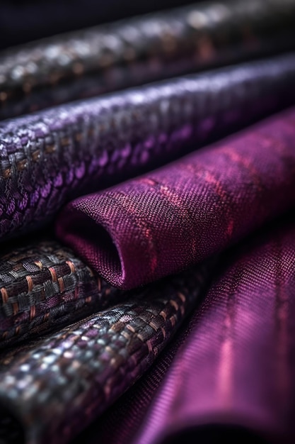 A closeup stock photo of a fabrics