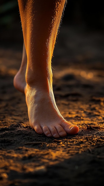 CloseUp of Swollen Ankles in Evening Light With a Nikon D850 and an AFS NIKKOR 58mm f14G lens