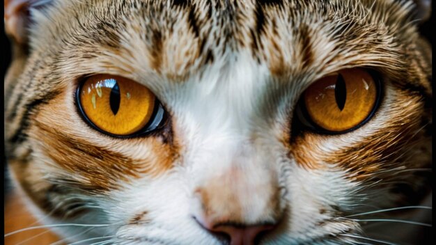 Closeup of a Tabby Cat