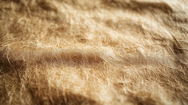 Photo closeup texture of soft brown fur