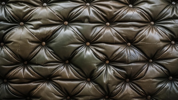 Closeup of textured leather material Generative AI