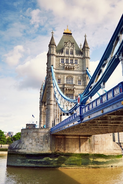 Closeup on Tower Bridge from the South Bank