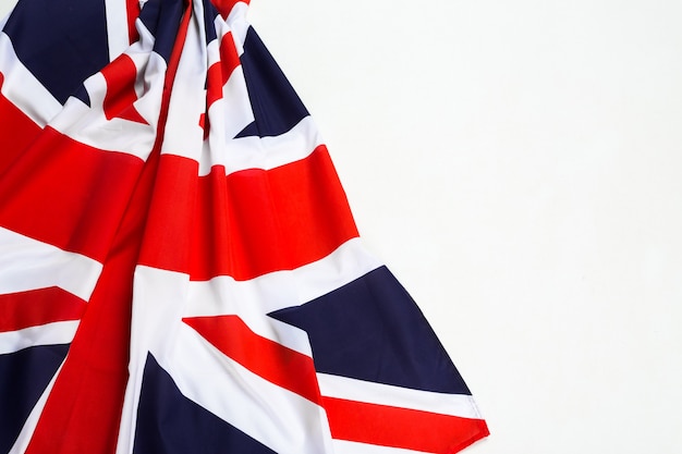 Closeup of Union Jack flag