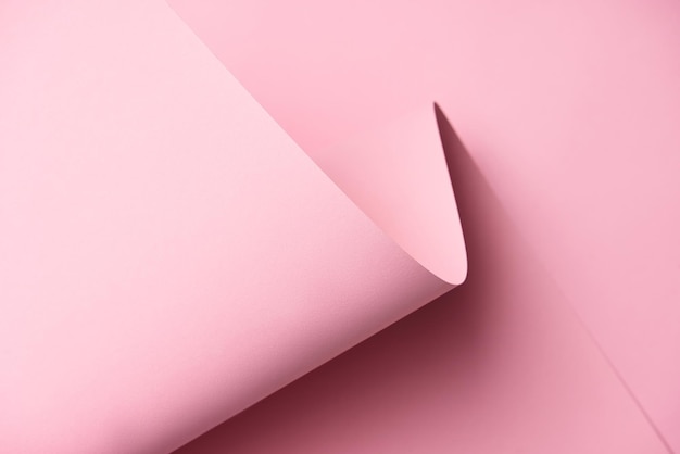 Closeup view of beautiful light pink abstract paper background