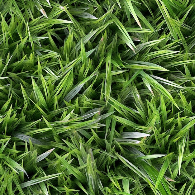 closeup view of a lawn