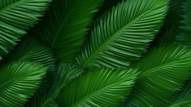 A closeup view of a lush green leafy plant with water droplets created with Generative AI technology