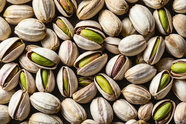 CloseUp View of Pistachio Nuts background texture