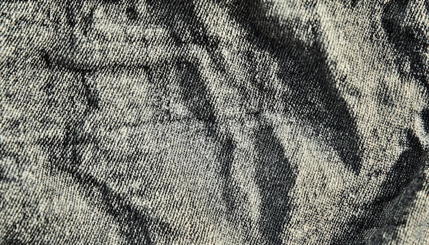 A closeup view of textured fabric showcasing intricate patterns and shading