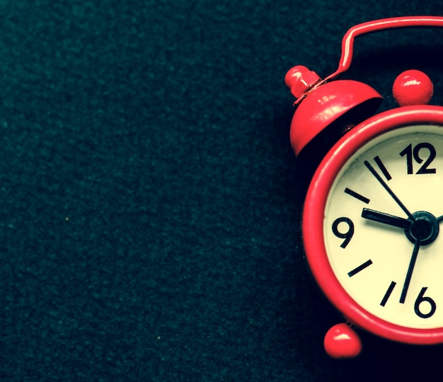 Closeup of watch clock time isolated