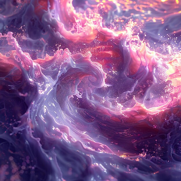 CloseUp Wave and HyperDimensional Scene