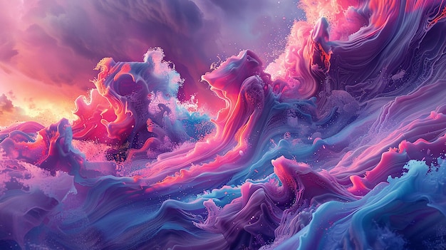 CloseUp Wave and HyperDimensional Scene