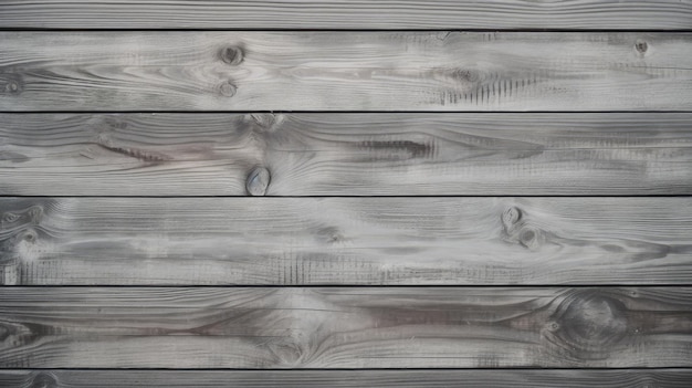 Photo a closeup of weathered gray wood planks showcasing the natural beauty of wood grain and knots