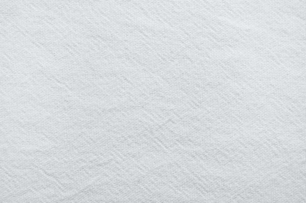 Closeup white color fabric textured