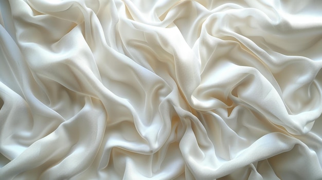 CloseUp of White Fabric