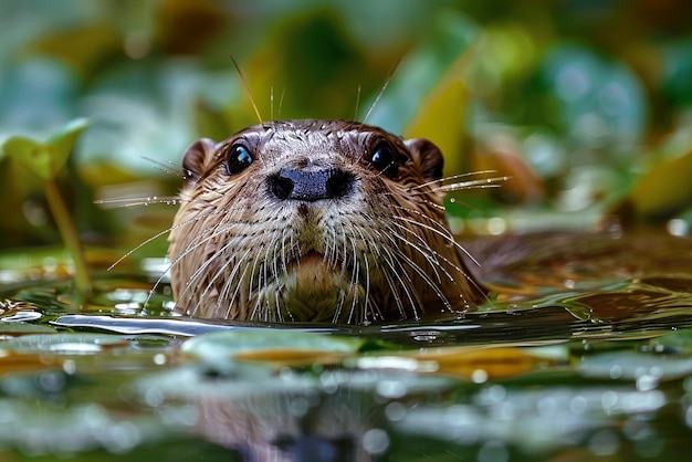 Closeup Wildlife Encounters Serene Animal Behavior in Natural Habitat