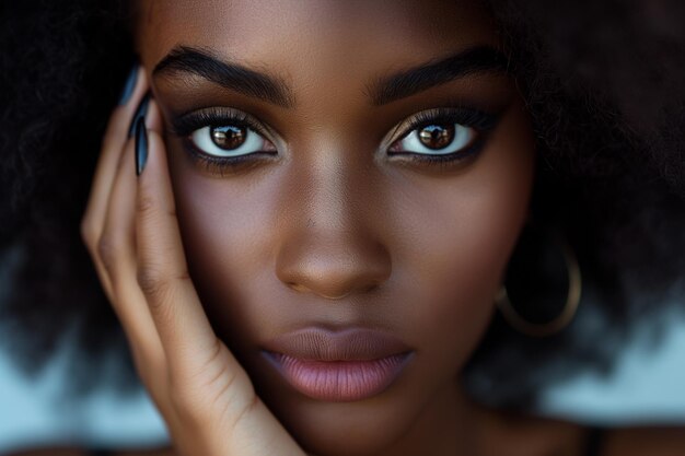 CloseUp of Woman Wearing Ring on Finger