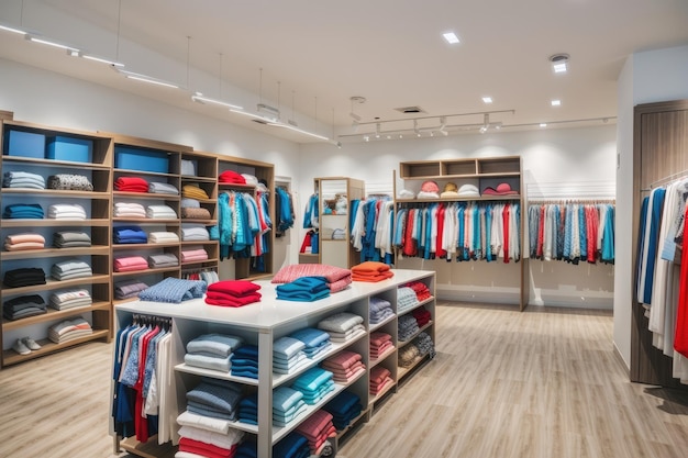 cloth shop interior