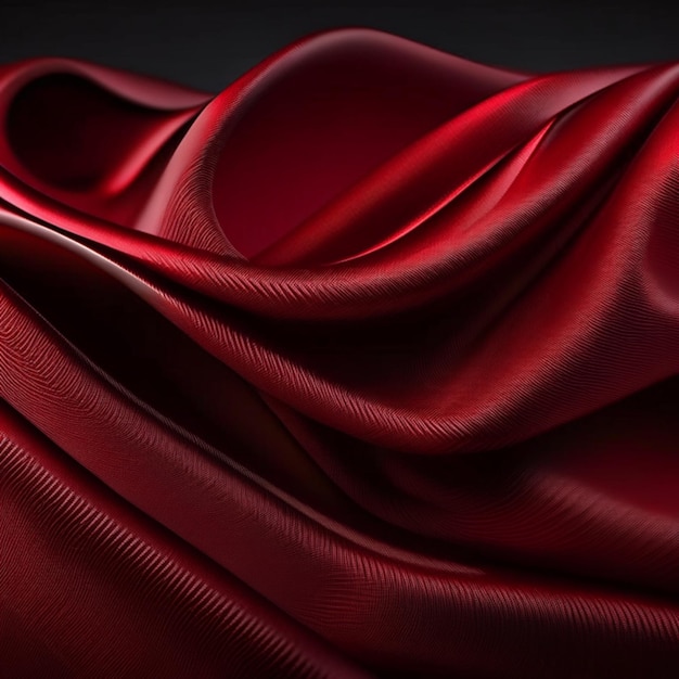 Cloth waves fabric sleek texture of natural cotton silk or wool geometric and flowing background