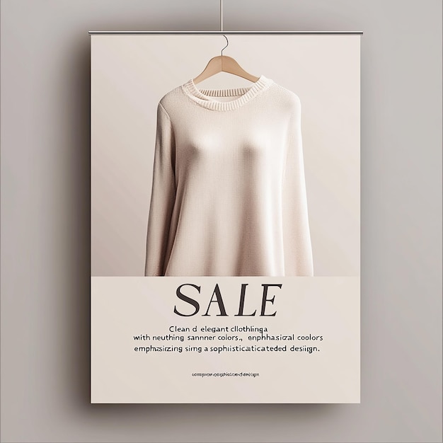 Photo clothing promotion template