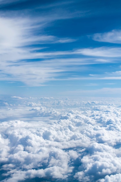 CLOUD BACKGROUND IN THE SKY