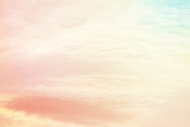 cloud background with a pastel colour