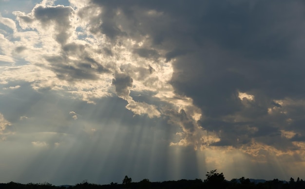 Cloud before rainy stormgray clouds